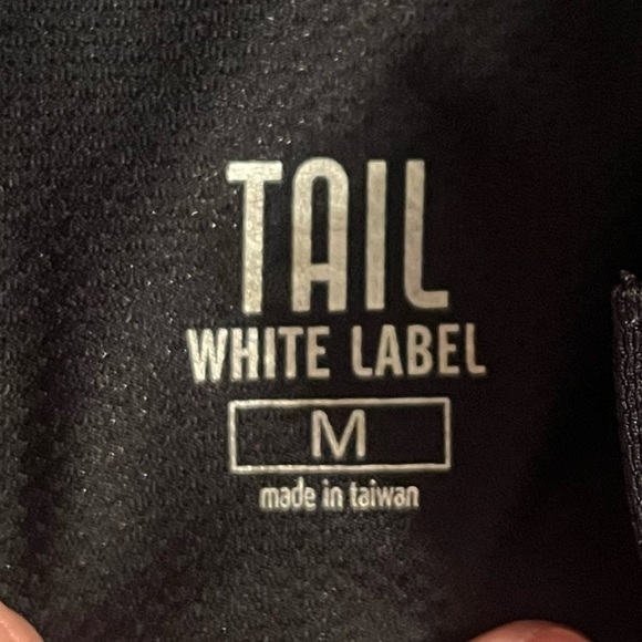 Tail White Label Black Sleeveless Golf Polo Top Medium - Picture 5 of 7